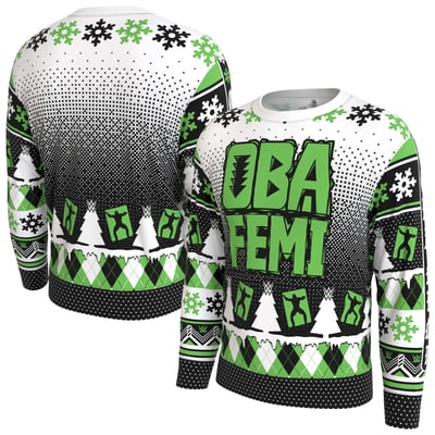  Oba Femi ProSphere Holiday Sweatshirt - White