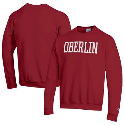 Oberlin Yeomen Champion Powerblend Sweatshirt - Red