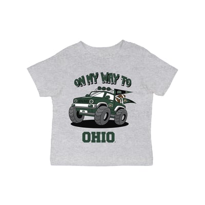Ohio Bobcats Vive La Fete Infant On My Way T-Shirt - Gray