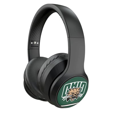 Ohio Bobcats Keyscaper Stripe Wireless Bluetooth Headphones With Case
