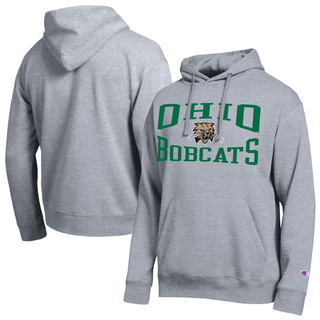 Ohio Bobcats Champion Team Hoodie — Heather Gray