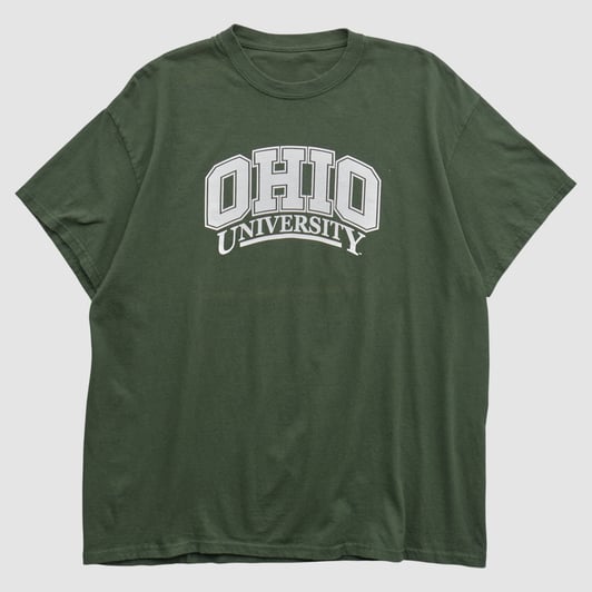 Ohio Bobcats 2000s T-shirt - Green - XL by Fanatics Real Vintage