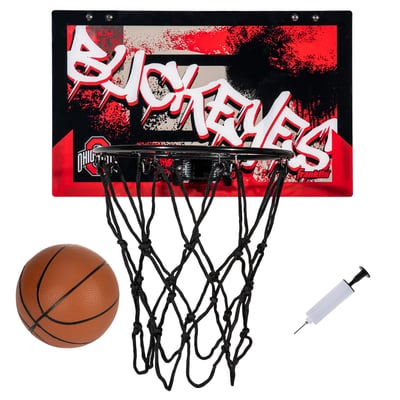 Ohio State Buckeyes Franklin Sports  Over-the-Door Mini Basketball Hoop Set 
