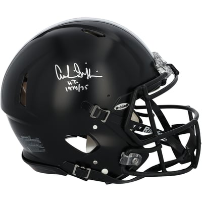 Archie Griffin Ohio State Buckeyes Autographed Fanatics Authentic Riddell Satin Black Speed Authentic Helmet with "HT 74-75" Inscription