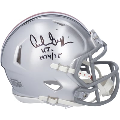 Archie Griffin Ohio State Buckeyes Fanatics Authentic Autographed Riddell Speed Mini Helmet with ''H.T. 1974/75'' Inscription