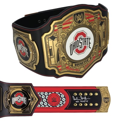 Archie Griffin Ohio State Buckeyes Autographed Fanatics Authentic WWE Title Belt with "HT 74-75" Inscription