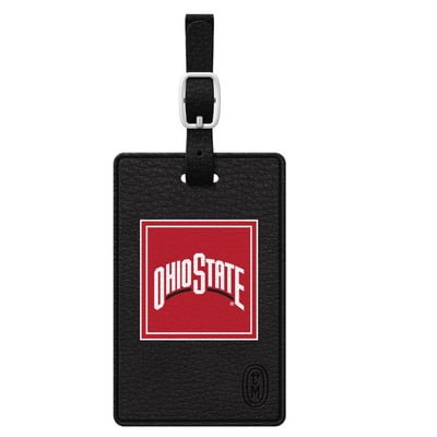 Ohio State Buckeyes V2 Black Bag Tag - Black