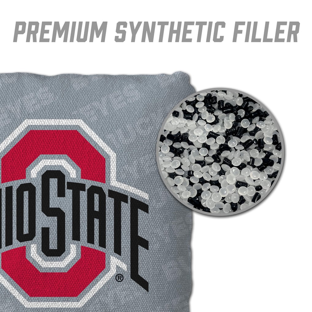 Ohio State Buckeyes Fanpoint Four-Piece Cornhole Bag Set