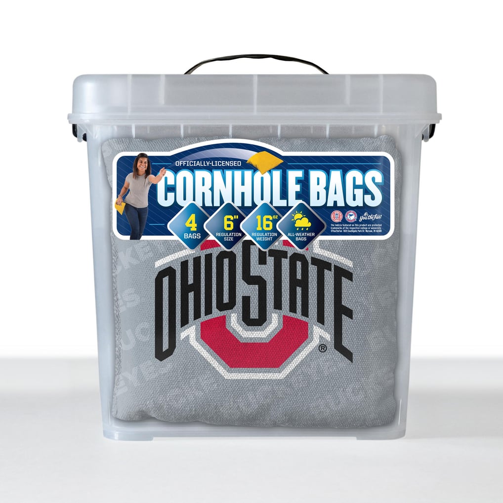 Ohio State Buckeyes Fanpoint Four-Piece Cornhole Bag Set