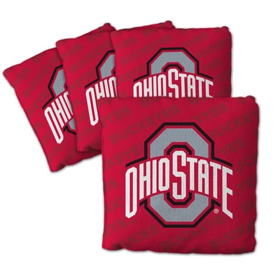 Ohio State Buckeyes Fanpoint Four-Piece Cornhole Bag Set