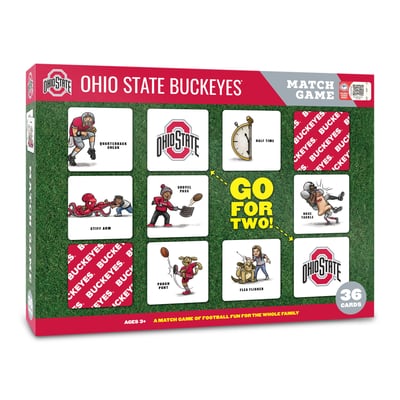 Ohio State Buckeyes Fanpoint Licensed Memory Match Game