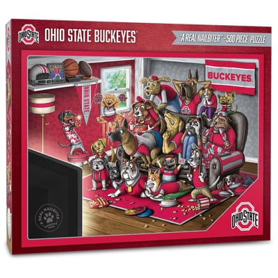 Ohio State Buckeyes Fanpoint Purebred Fans 18'' x 24'' A Real Nailbiter 500-Piece Puzzle