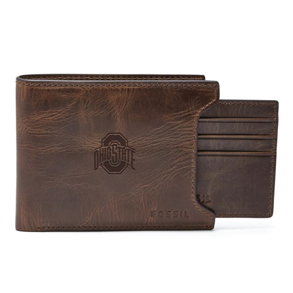 Ohio State Buckeyes Fossil Derrick Sliding 2-in-1 Wallet