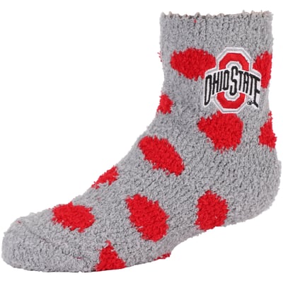 Ohio State Buckeyes ZooZatz Girls Youth Fuzzy Ankle Socks