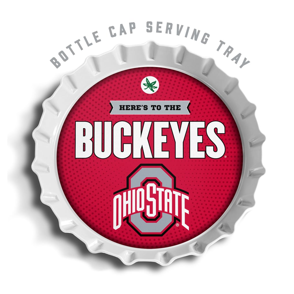 Ohio State Buckeyes IDNA 13" Bottle Cap Serving Tray
