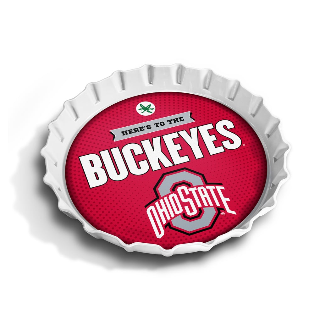 Ohio State Buckeyes IDNA 13" Bottle Cap Serving Tray