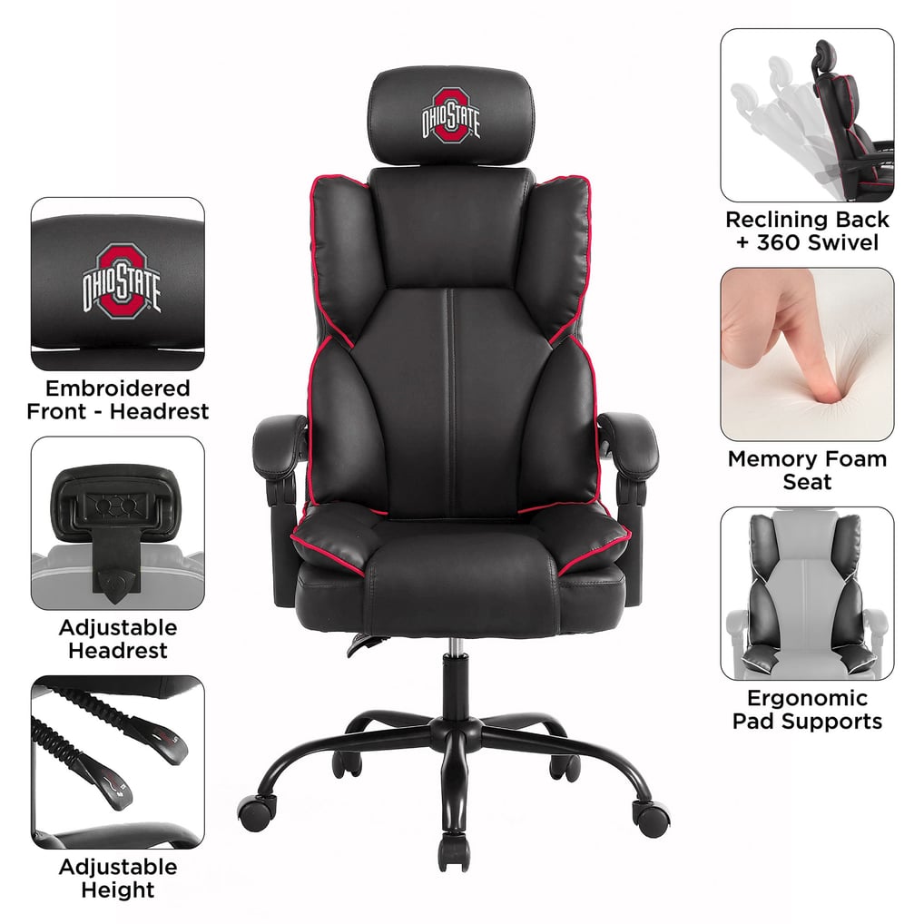 Ohio State Buckeyes Imperial Champ Chair - Black