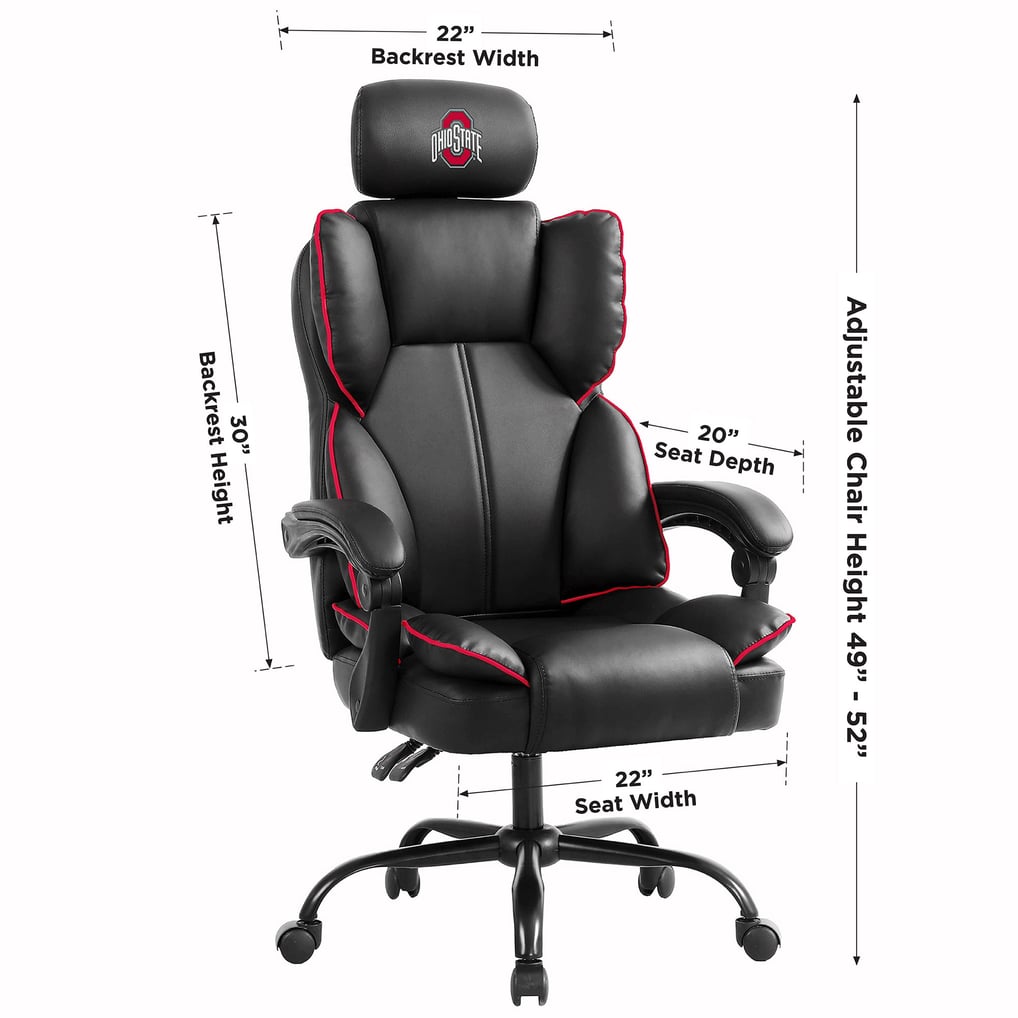 Ohio State Buckeyes Imperial Champ Chair - Black