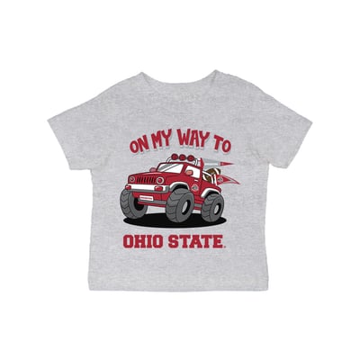 Ohio State Buckeyes Vive La Fete Infant On My Way T-Shirt - Gray