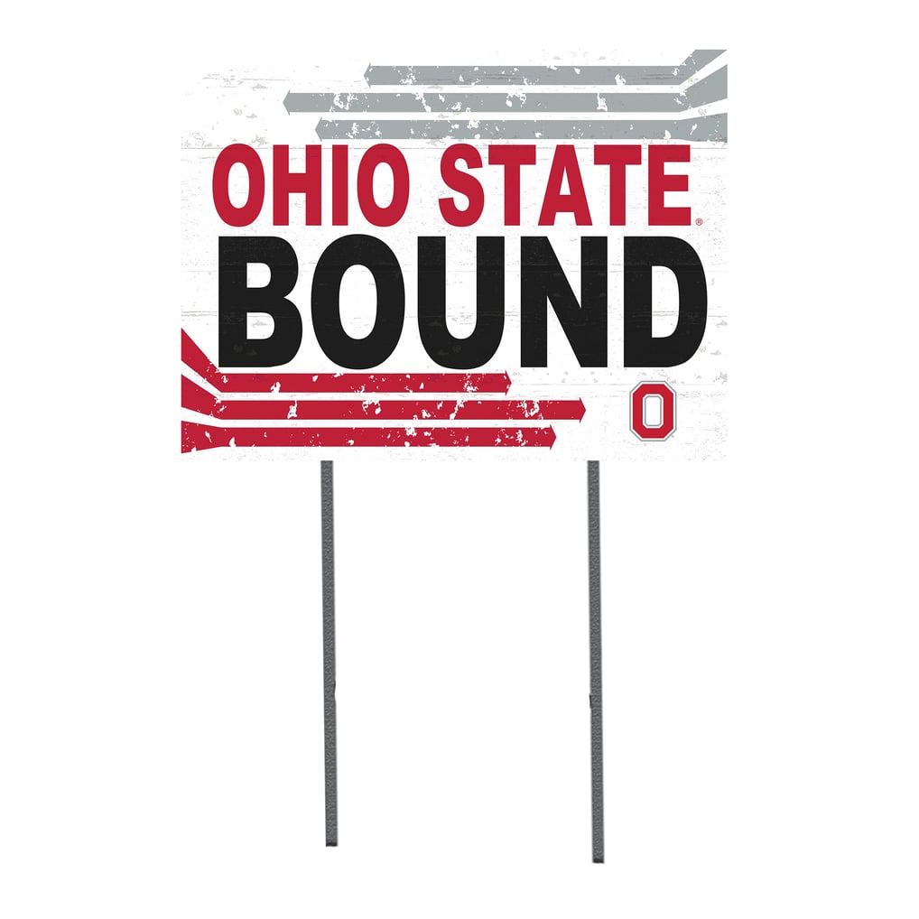 Ohio State Buckeyes Jardine 18" x 24" Team Bound Yard Sign