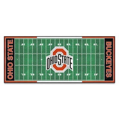 Ohio State Buckeyes Logo Brands 30" x 72" Football Field Runner