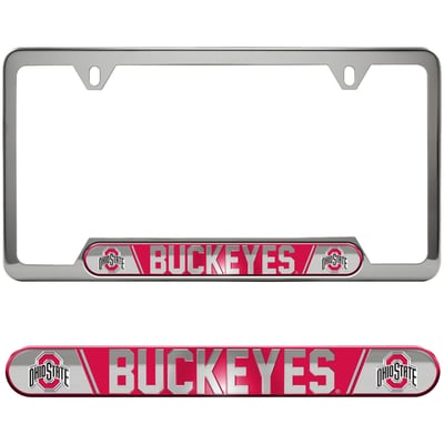  Ohio State Buckeyes Logo Brands Embossed License Plate Frame