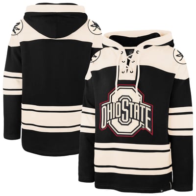  Ohio State Buckeyes '47 Superior Lacer Hoodie - Black