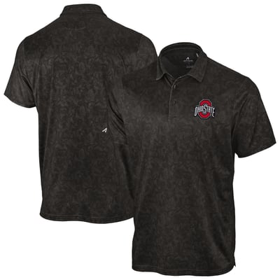 Ohio State Buckeyes Antigua Lush Polo - Black