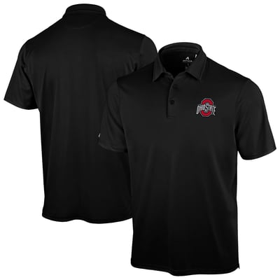 Ohio State Buckeyes Antigua Unshakeable Solid Polo - Black