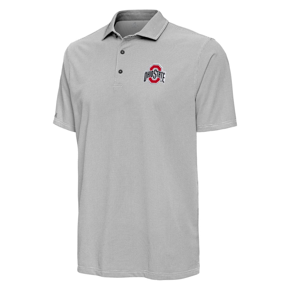 Ohio State Buckeyes Antigua Pave Polo - Gray