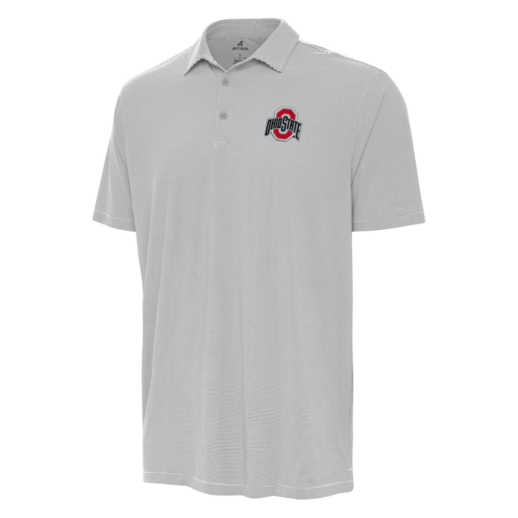 Ohio State Buckeyes Antigua Twine Polo - Gray