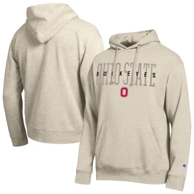  Ohio State Buckeyes Champion All-Star Neutral Stack Hoodie - Oatmeal