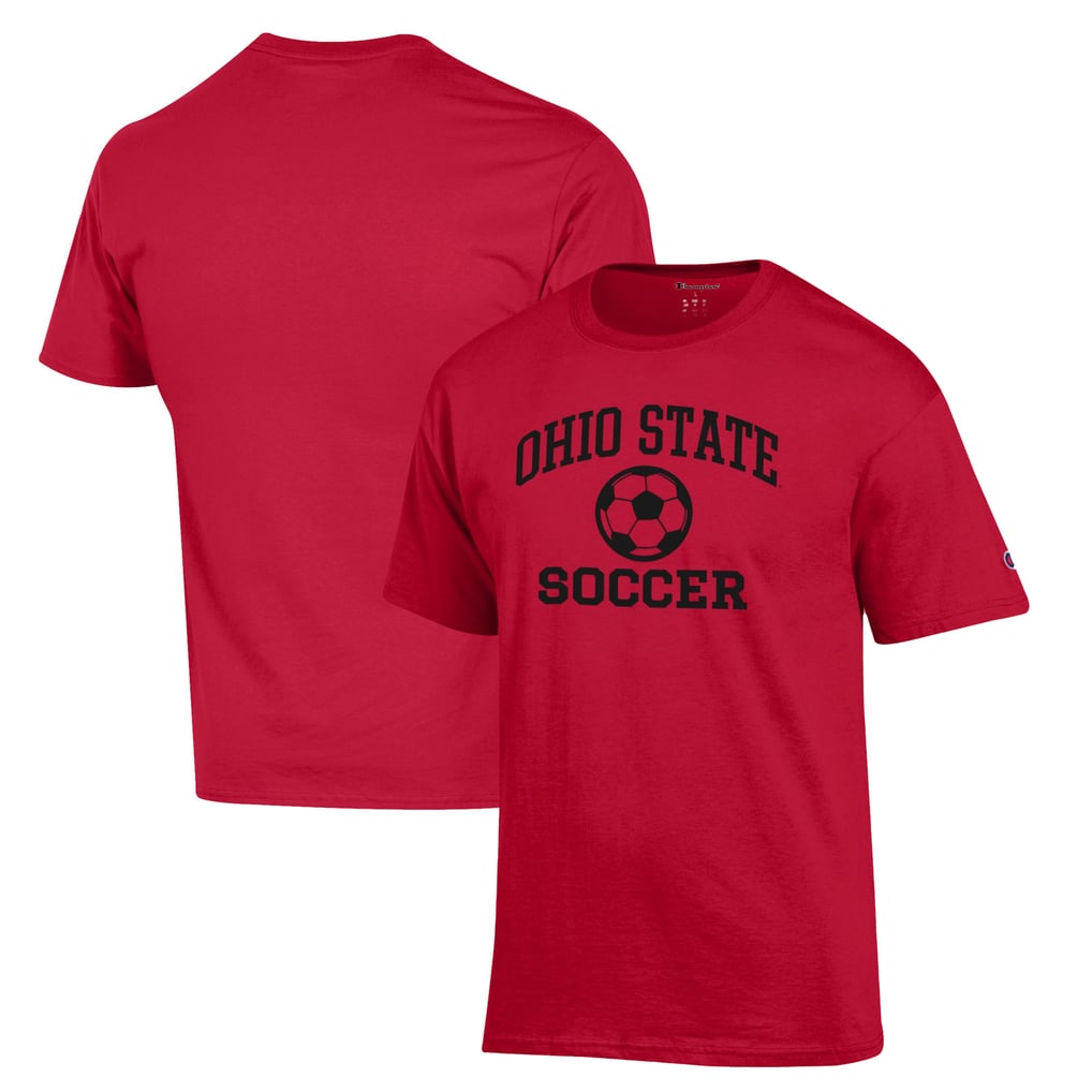 Ohio State Buckeyes Champion Soccer Icon T-Shirt - Scarlet