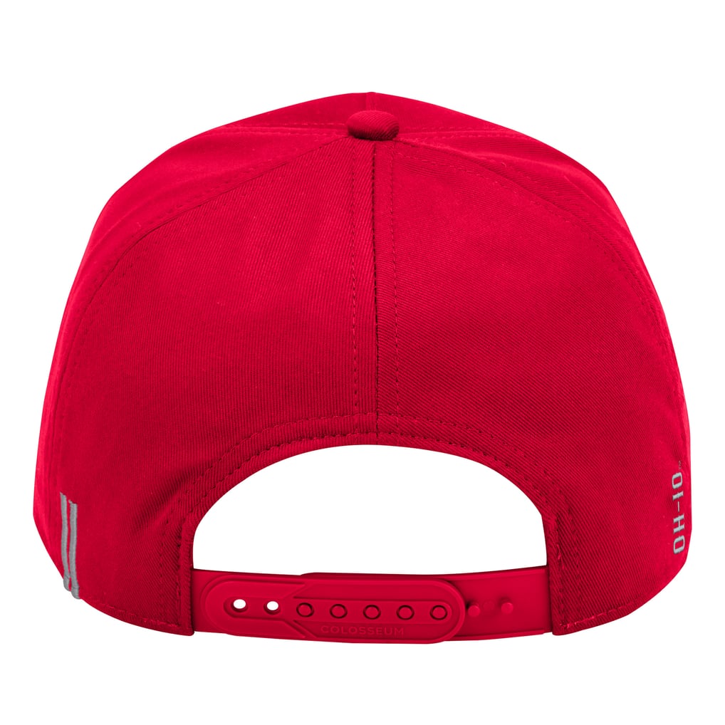Ohio State Buckeyes Colosseum Hits the Road Podium Adjustable Hat - Scarlet