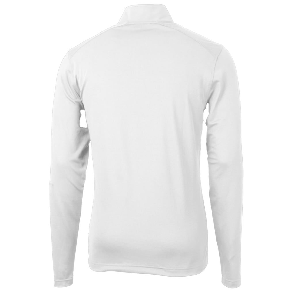 Ohio State Buckeyes Cutter & Buck Virtue Eco Pique Recycled Quarter-Zip Pullover Top - White
