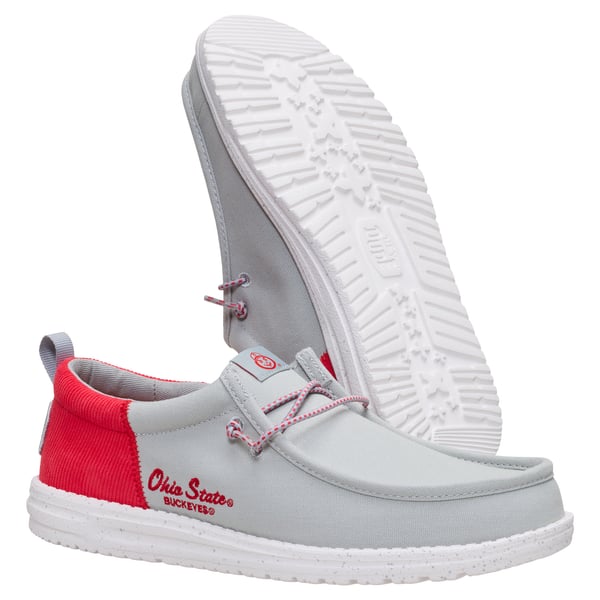 HEY DUDE Ohio State University Custom Ohio Dude Shoes - Perfect Christmas Gift, Gift for  main image 2