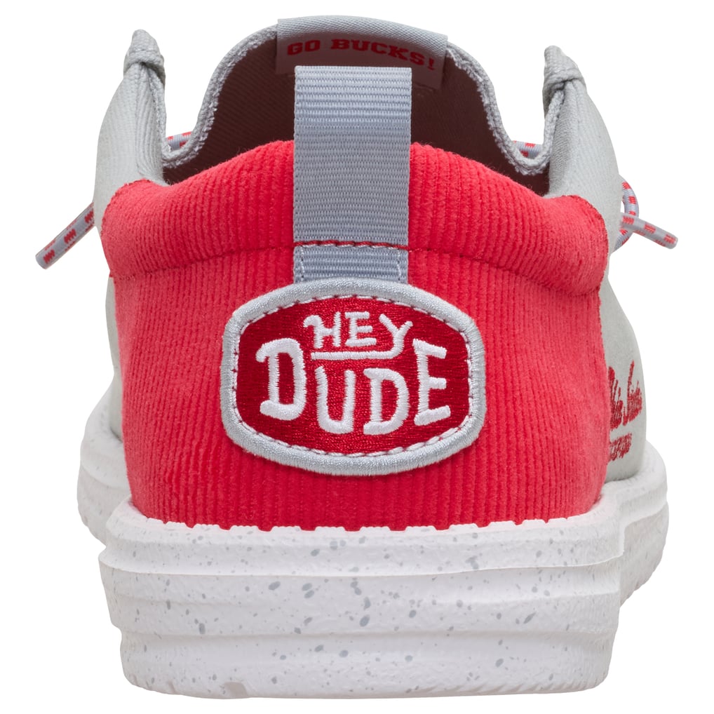 Ohio State Buckeyes Hey Dude Wally Casual Slip-On Shoes  display picture 1