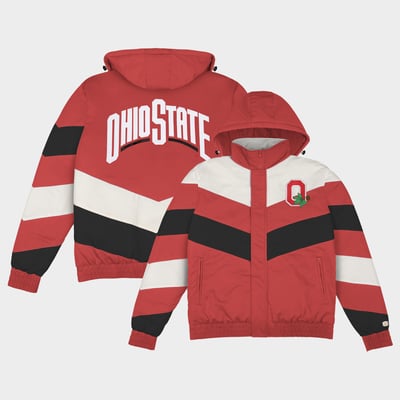  Ohio State Buckeyes Homefield Retro Full-Zip Jacket - Scarlet
