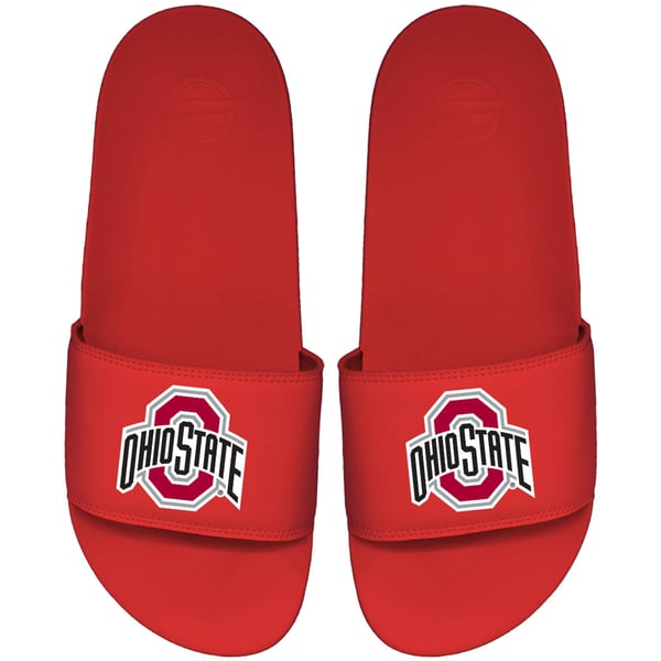 Ohio State Buckeyes Primary Motto Slide Sandals - Scarlet & Gray Size: 11/12 Men-s-ISlide-Black-Ohio-State-  main image 2