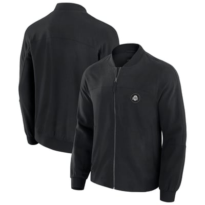 Ohio State Buckeyes J. Palmer Lightweight Cover-4 Tri-Blend Full-Zip Jacket - Black