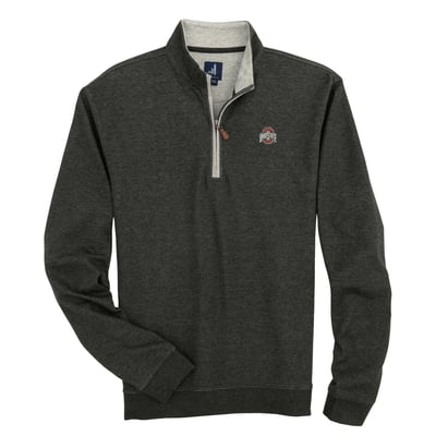  Ohio State Buckeyes johnnie-O Sully Quarter-Zip Pullover - Black