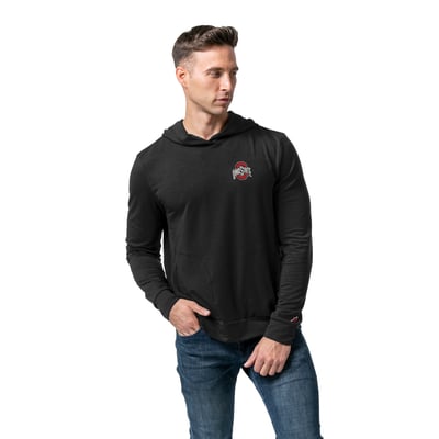 Ohio State Buckeyes League Collegiate Wear All Day Tri-Blend Hoodie - Black
