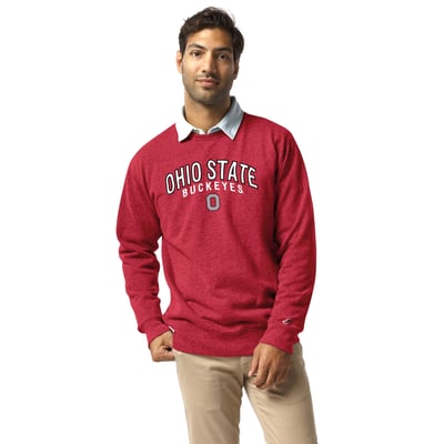 Ohio State Buckeyes League Collegiate Wear Heritage Classic Long-Sleeve T-Shirt - Scarlet
