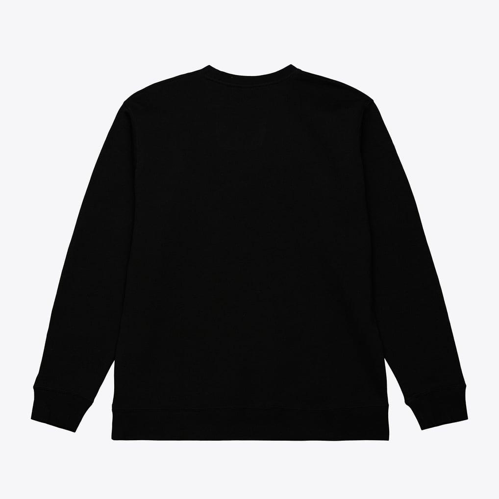  Ohio State Buckeyes Mitchell & Ness Half Time Fleece Crewneck Sweatshirt - Black
