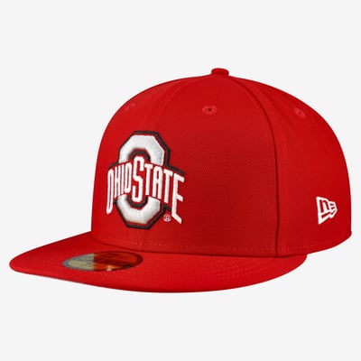 Ohio State Buckeyes New Era Core 59FIFTY Fitted Hat - Scarlet