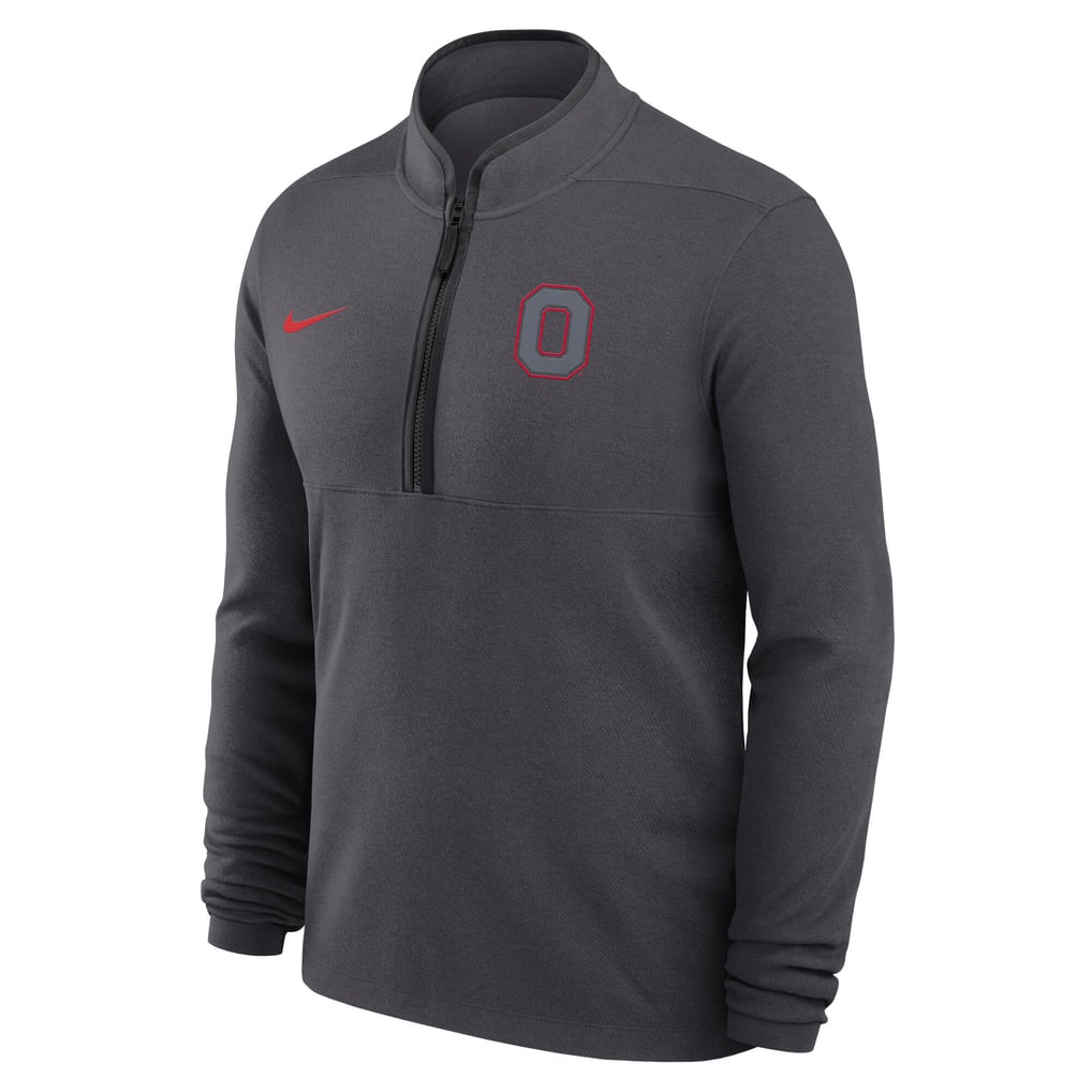 Nike Ohio State Buckeyes Anthracite Color Pop Victory Dri-FIT Half-Zip ...