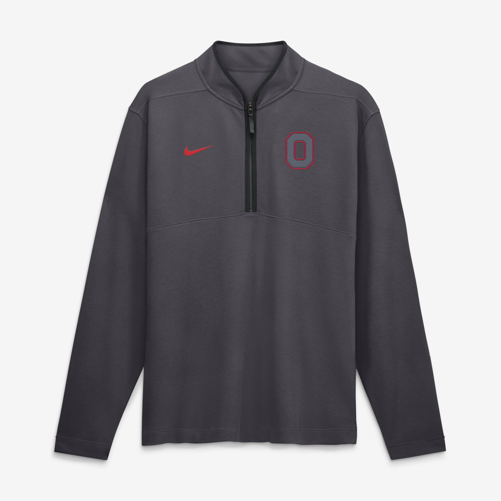 Nike Ohio State Buckeyes Anthracite Color Pop Victory Dri-FIT Half-Zip ...