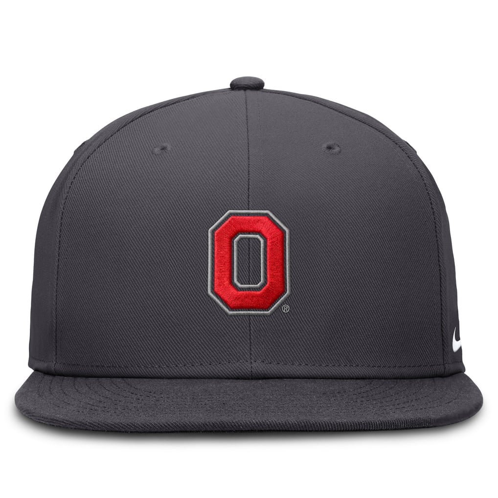 Ohio State Buckeyes Nike Pro Dri-FIT Fitted Hat - Anthracite