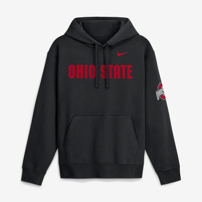  Ohio State Buckeyes Nike 2026 Sideline Club Fleece Hoodie - Black