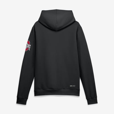 Ohio State Buckeyes Nike 2026 Sideline Standard Issue Dri-FIT Hoodie - Black